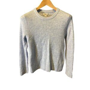 Old Navy Blue Crew Neck Ribbed Long Sleeved Sweater Sz S